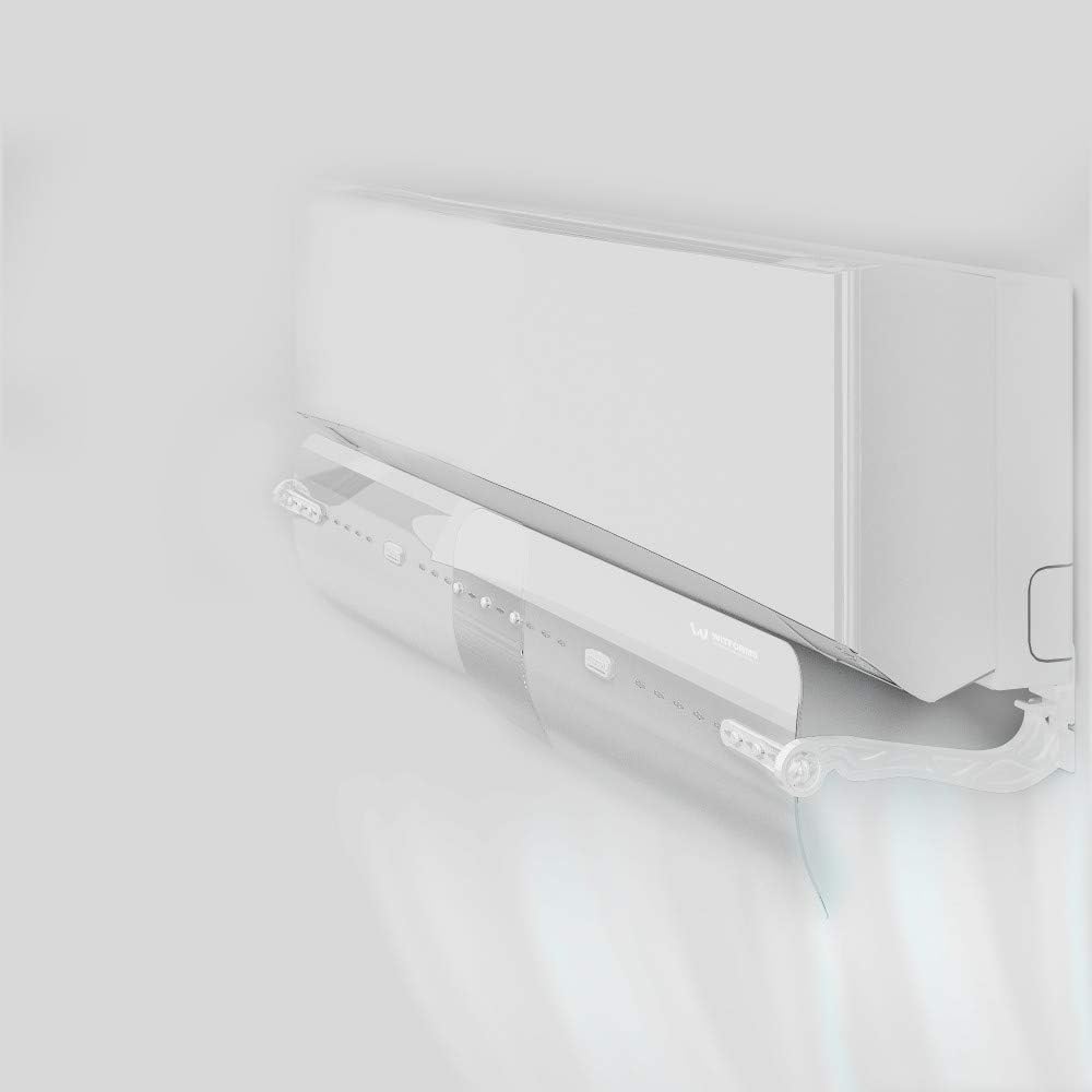 Witforms Split AC Air flow Deflector, transparent and white