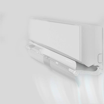 Witforms Split AC Air flow Deflector, transparent and white
