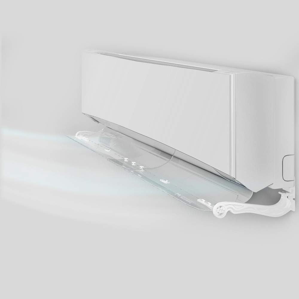 Witforms Split AC Air flow Deflector, transparent and white