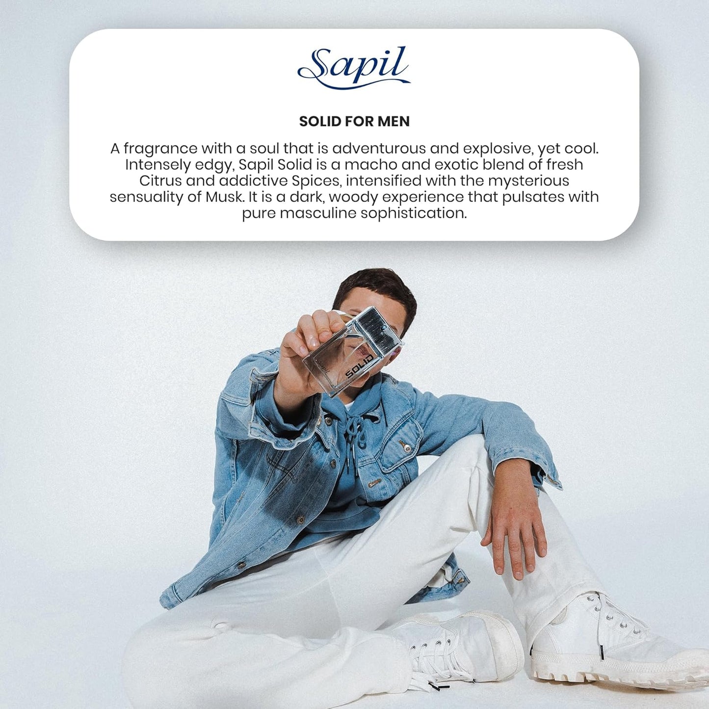 Sapil Solid for Men Eau De Toilette 100ml